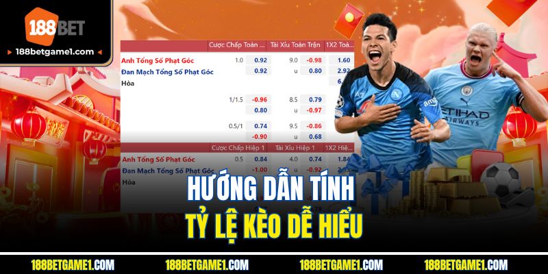 Hướng dẫn tính tỷ lệ kèo dễ hiểu